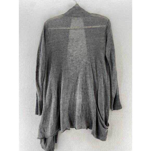Eileen Fisher Gray Linen Cardigan Size XS - Picture 3 of 4